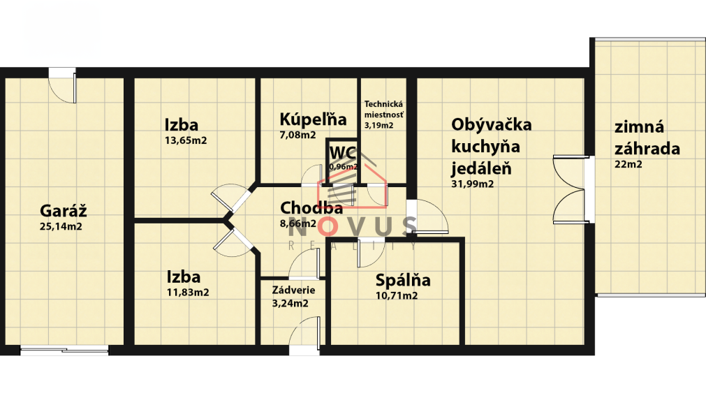 --PREDANÉ--  4izbový bungalov s garážou, Trenčianska Turná