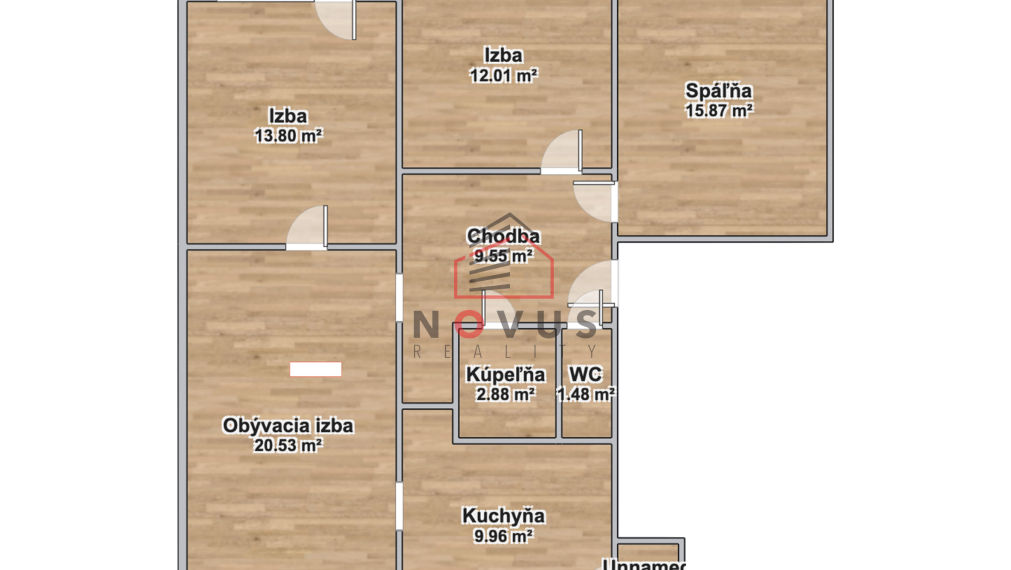 Na predaj 4 izbový byt, Nová Dubnica, ul. SNP