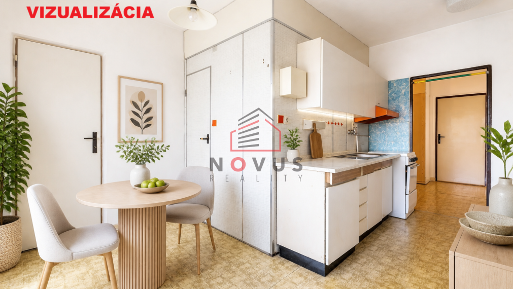 Na predaj priestranný 2-izbový byt 62 m² s 2 balkónmi a investičným potenciálom – Dubnica nad Váhom, Centrum I