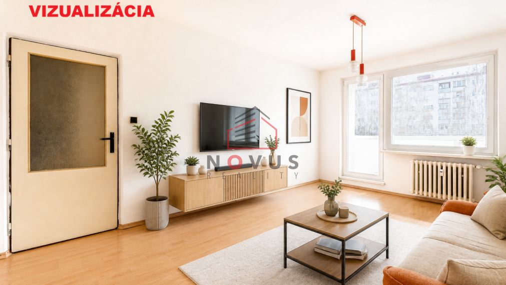 Na predaj priestranný 2-izbový byt 62 m² s 2 balkónmi a investičným potenciálom – Dubnica nad Váhom, Centrum I