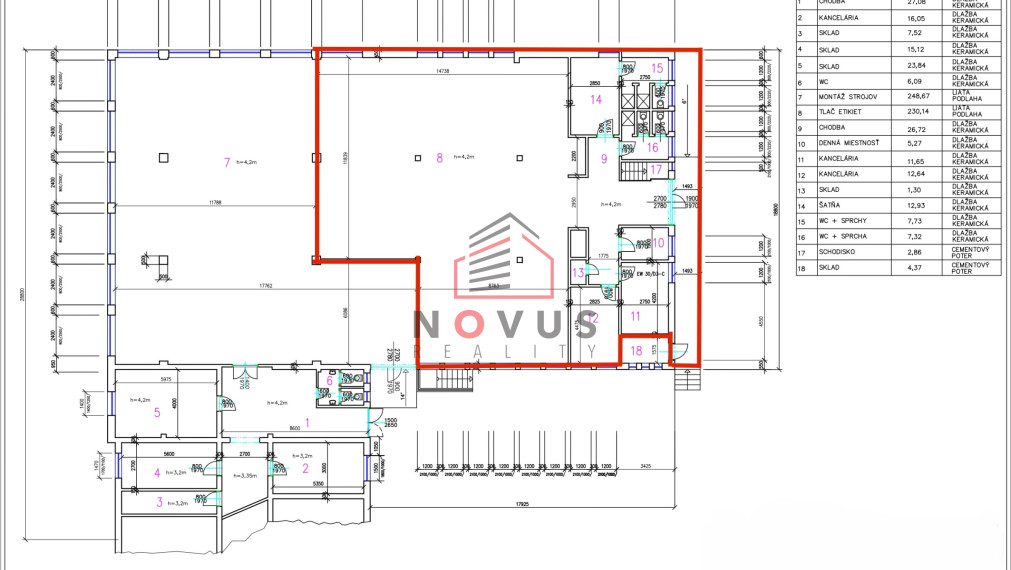 Na prenájom skladovo-výrobný priestor 330 m² s kanceláriami  Dubnica n/V, ul. Štúrova