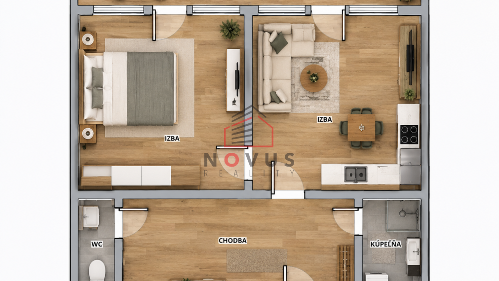 Na predaj 1 izbový byt, 32 m2, Dubnica n/V, ul.Kpt.Nálepku